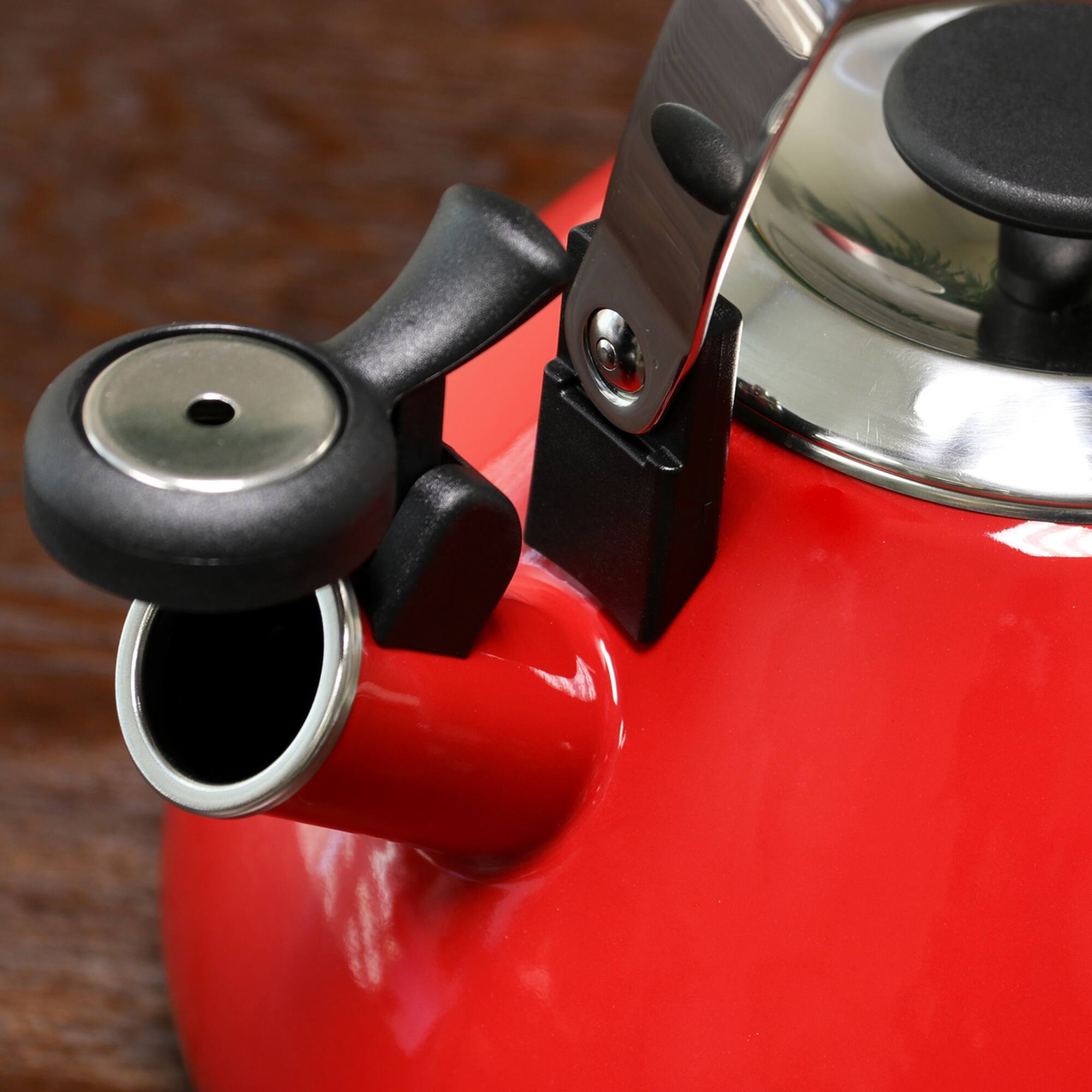 Mr. Coffee Marlowe 3qt. Gradient Red Tea Kettle